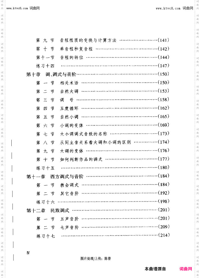 其他曲谱_新概念乐理教程；简谱五线谱一起学目录