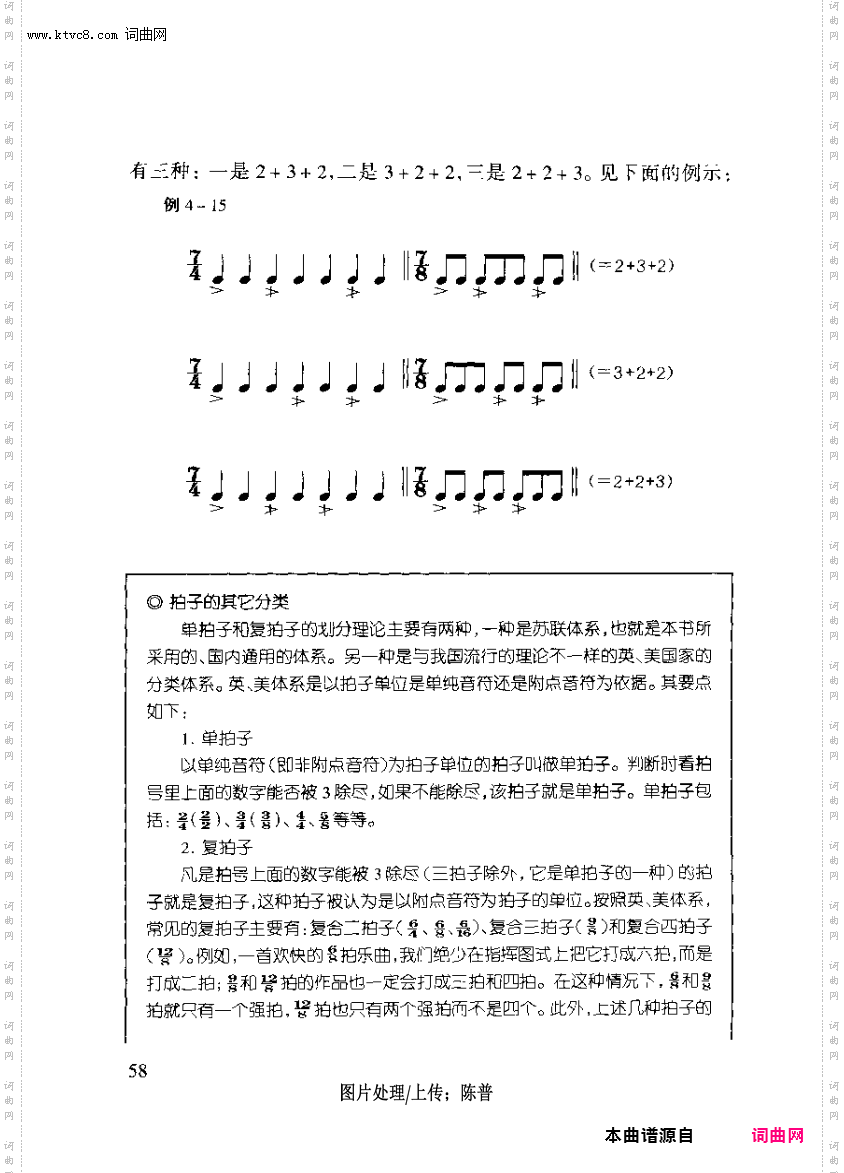 其他曲谱_第四章重音与拍子第58页