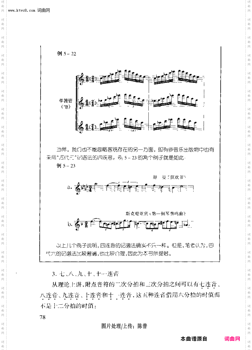 其他曲谱_第五章分拍与连音第78页复合分拍和连音符