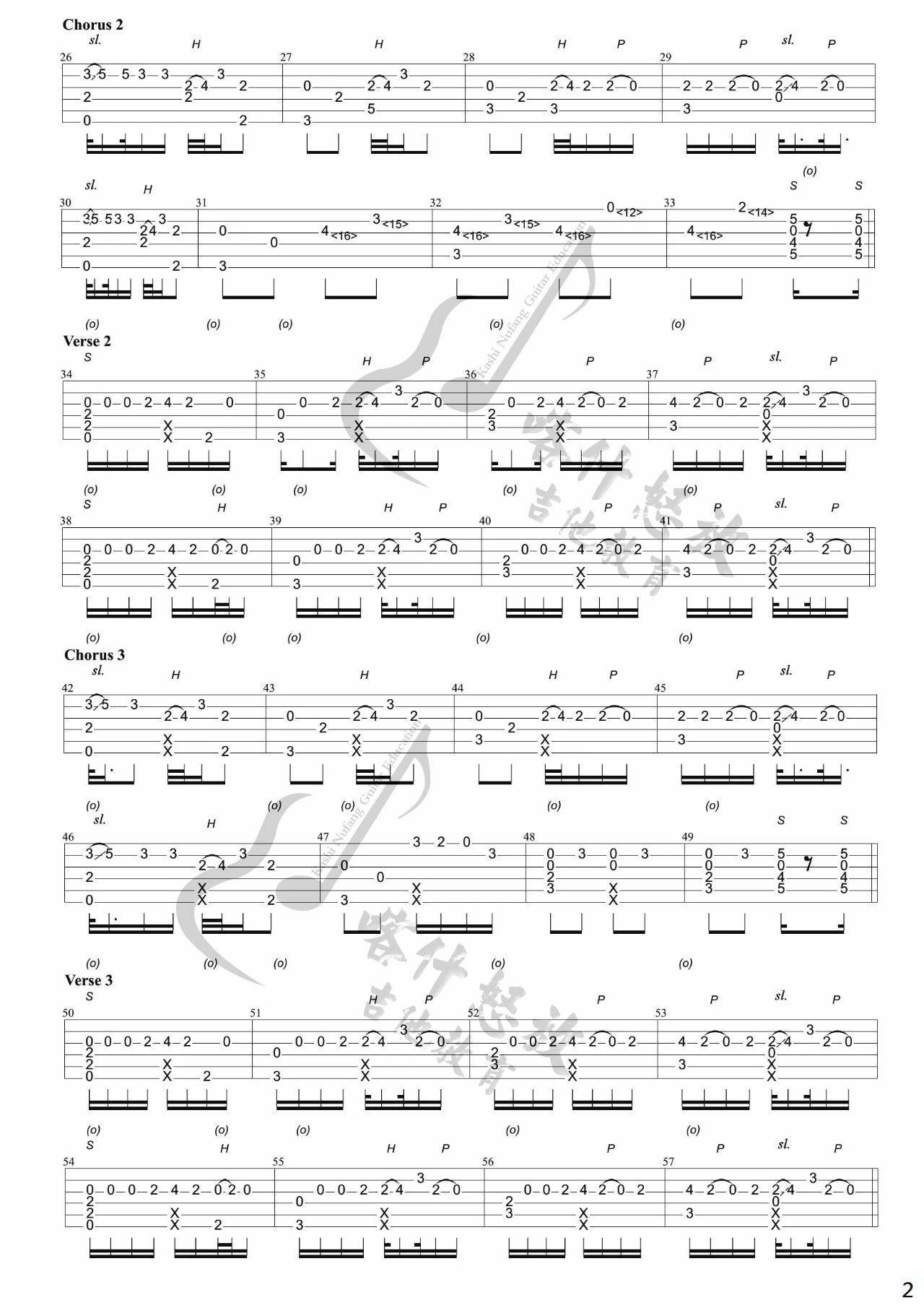 Lukas_Graham_7_years吉他独奏谱_原调六线谱