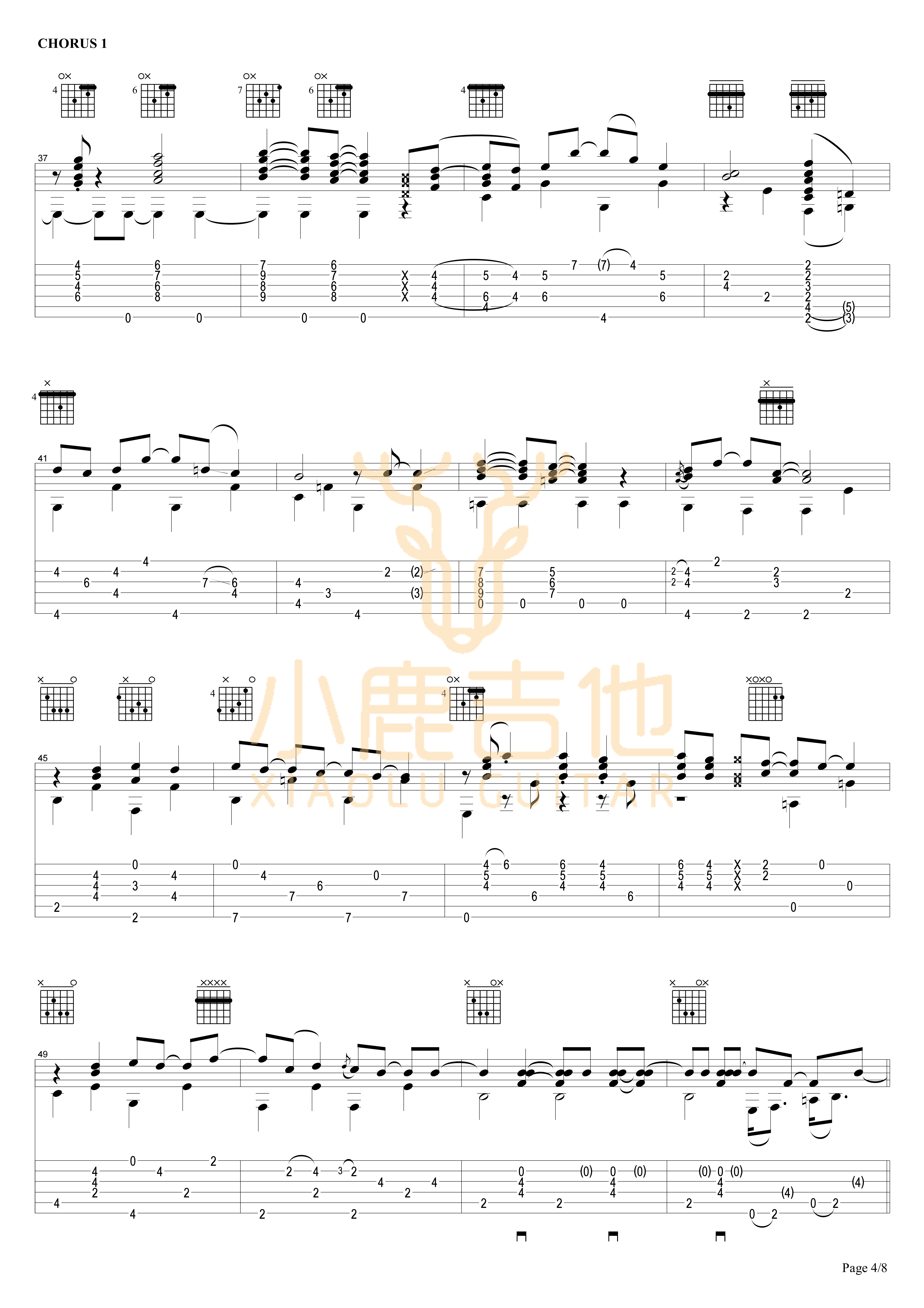 To_B_or_Not_to_B-Tommy_Emmanuel拇指弹拨吉他六线谱
