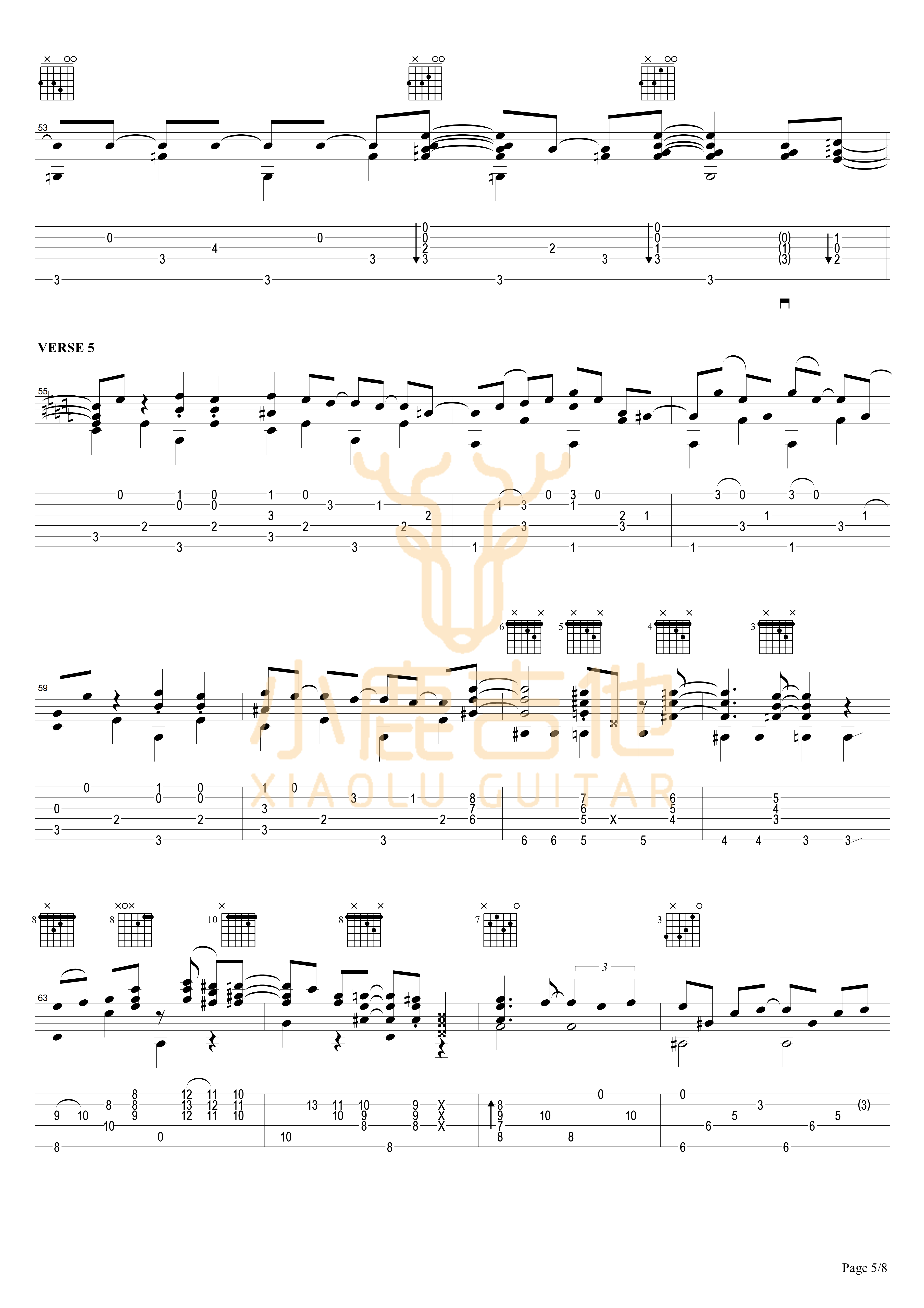 To_B_or_Not_to_B-Tommy_Emmanuel拇指弹拨吉他六线谱