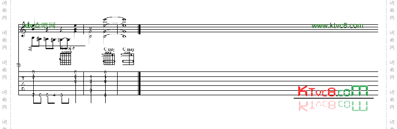 WeepingWillow_吉他谱 六线谱