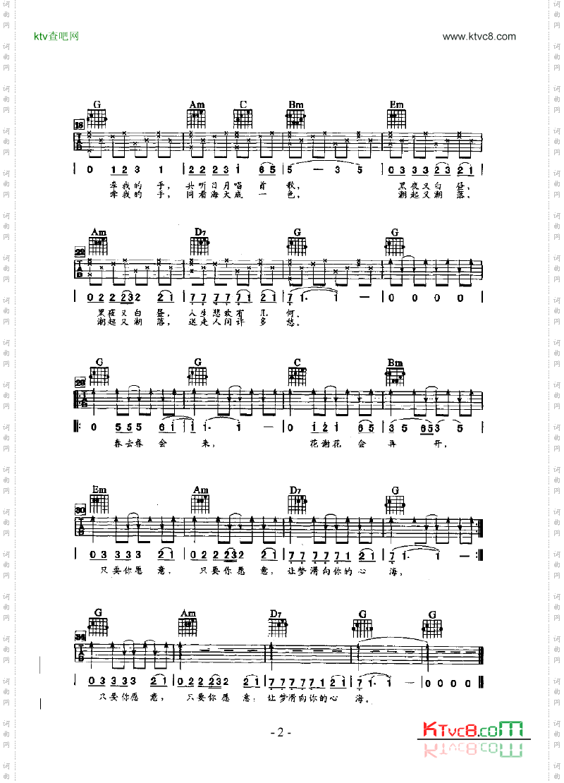 花心吉他类流行