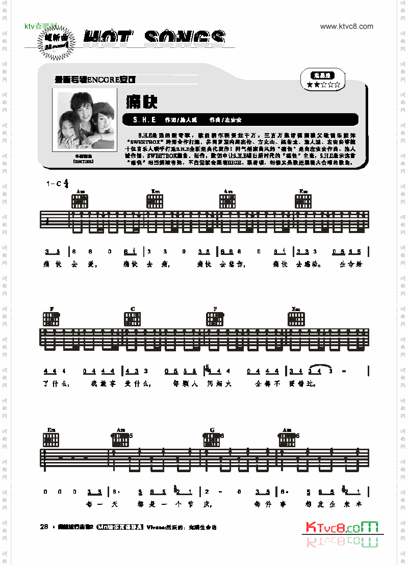 痛快-弹唱吉他类流行