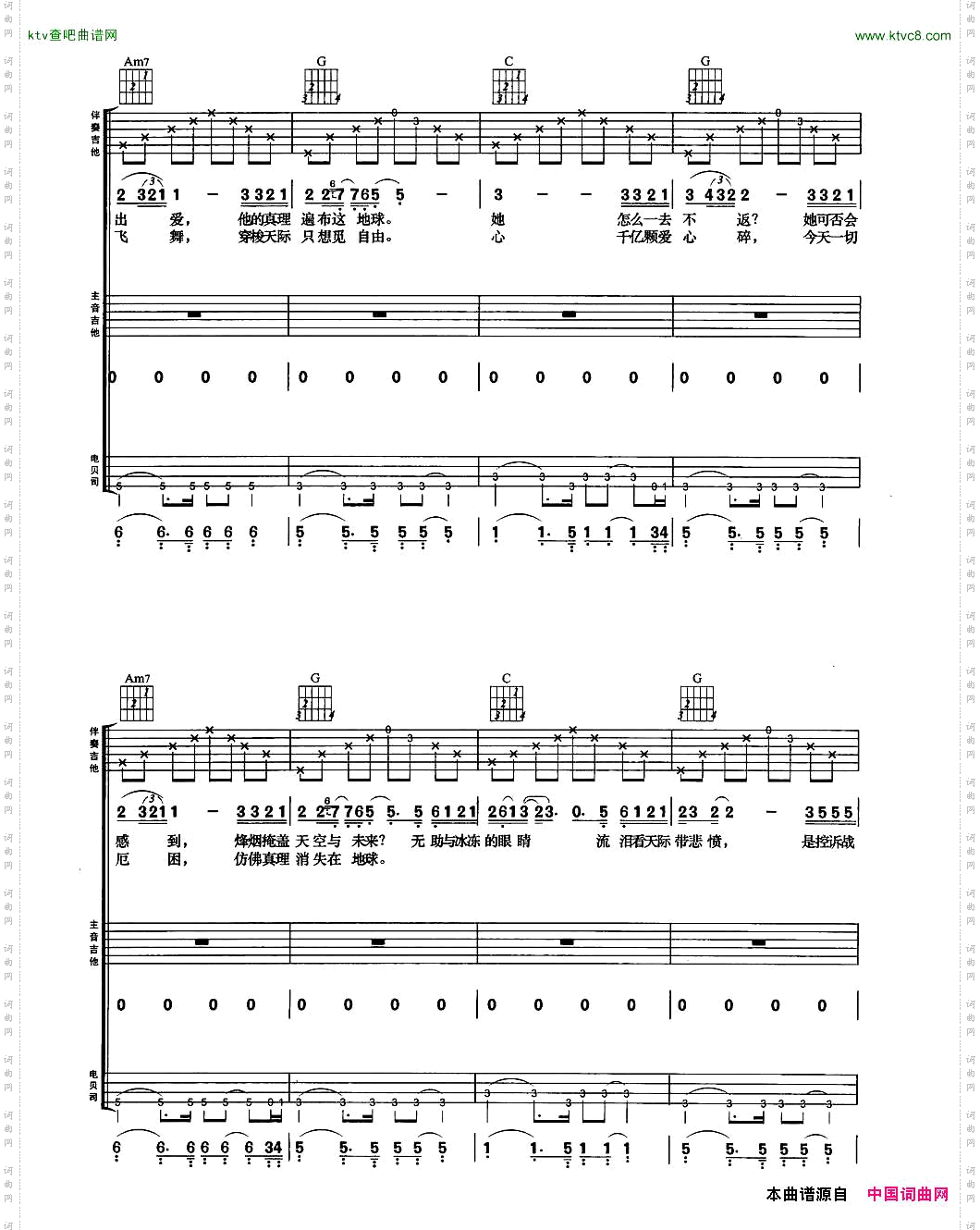 AmaniBEYOND乐队金曲吉他组合弹唱