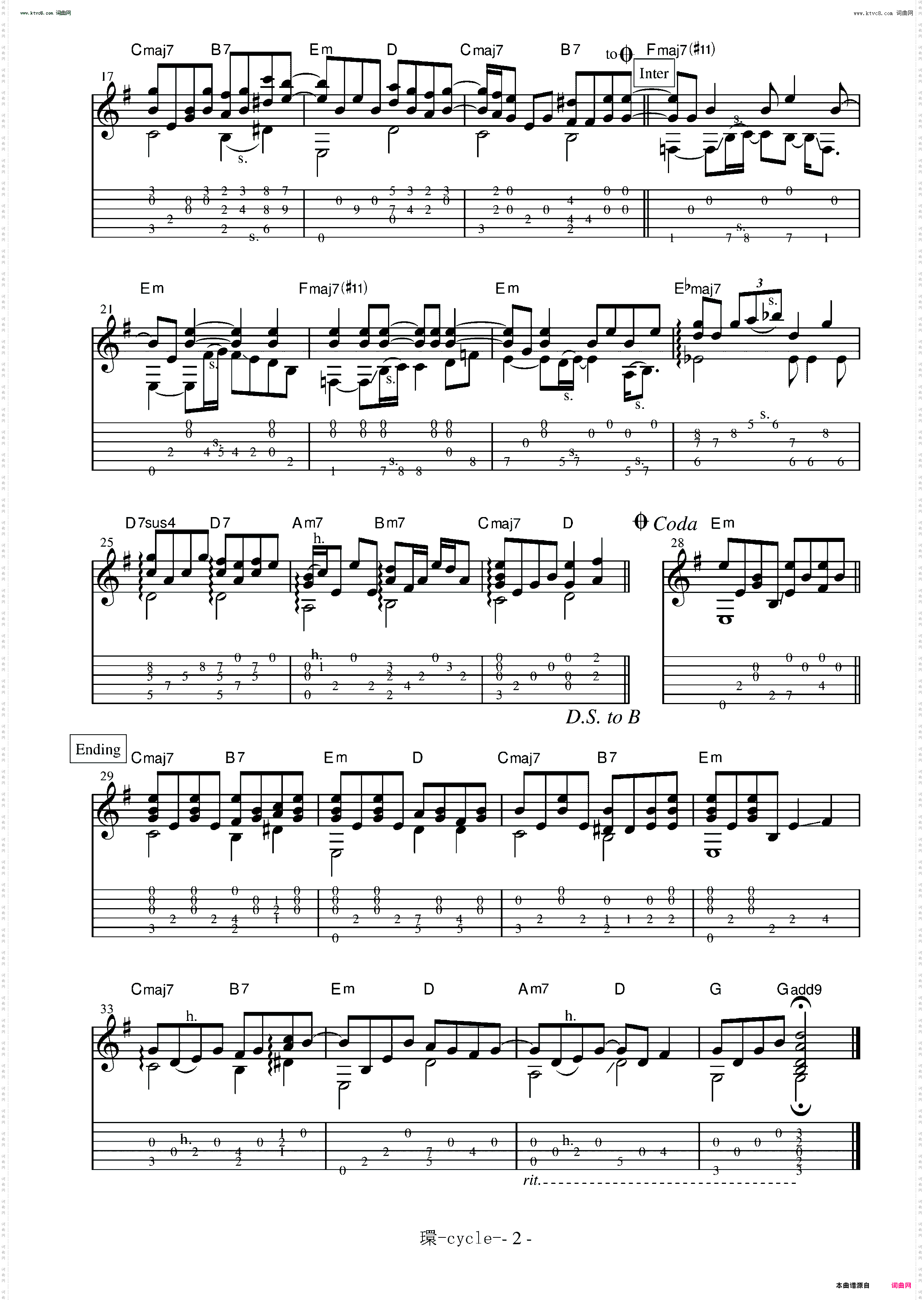 环 cycle_【魔法使的新娘ED】【指弹】【s·tayama】
