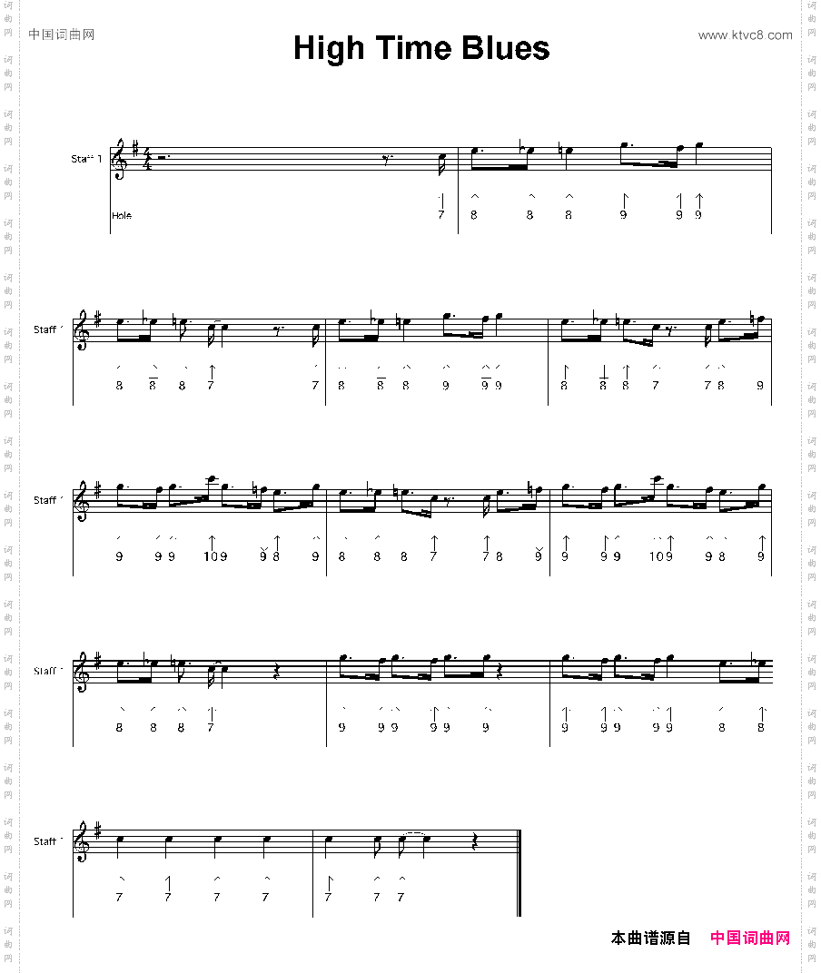 HighTimeBlues_布鲁斯