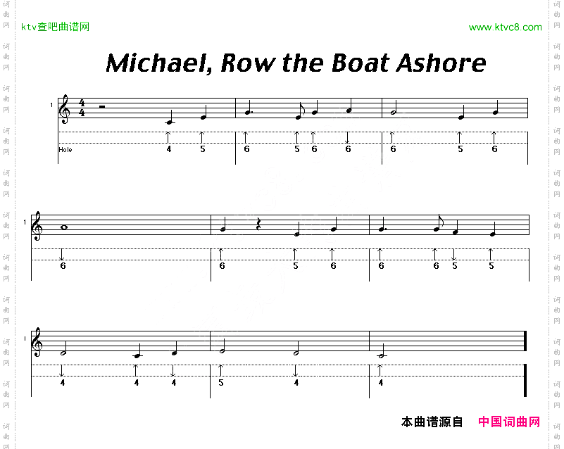 Michael,RowtheBoatAshore布鲁斯