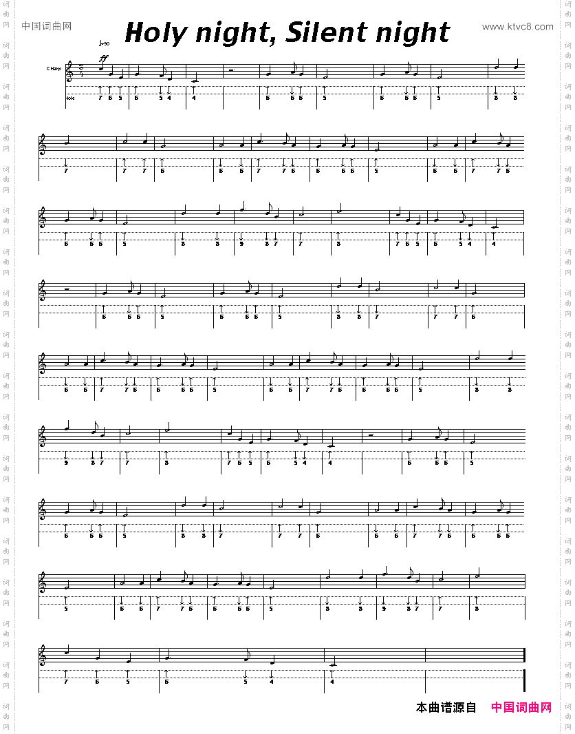 Holynight,Silentnight平安夜布鲁斯