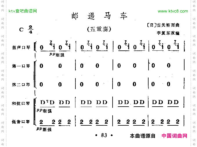 邮递马车五重奏