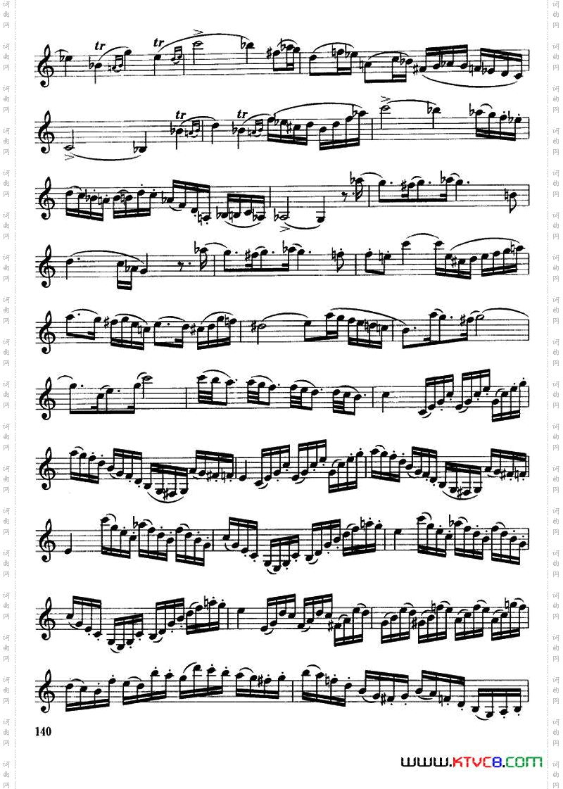 单簧管高级练习曲3首