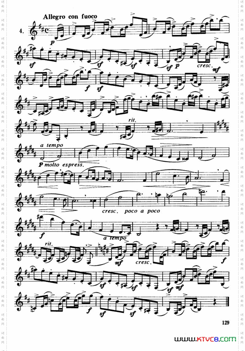 单簧管中级练习曲7首