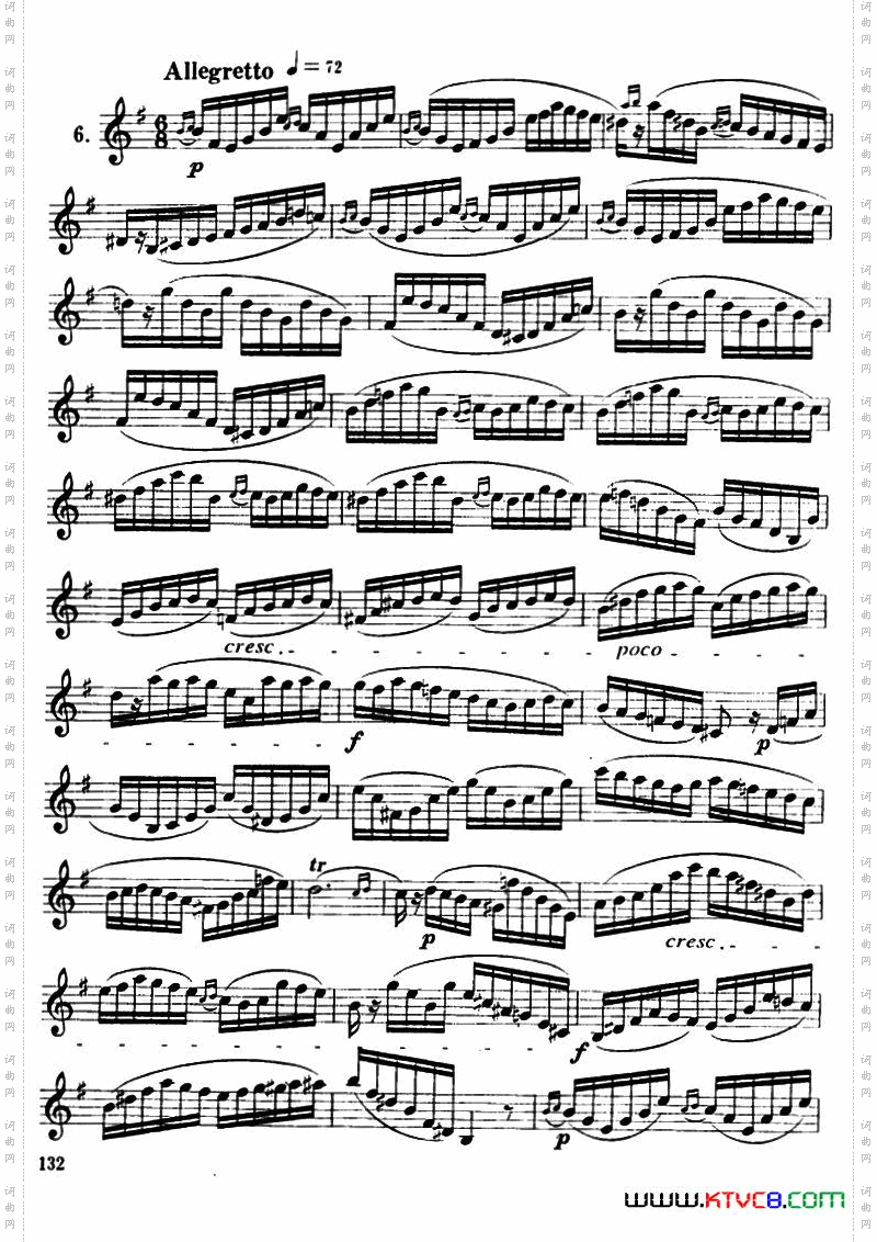 单簧管中级练习曲7首