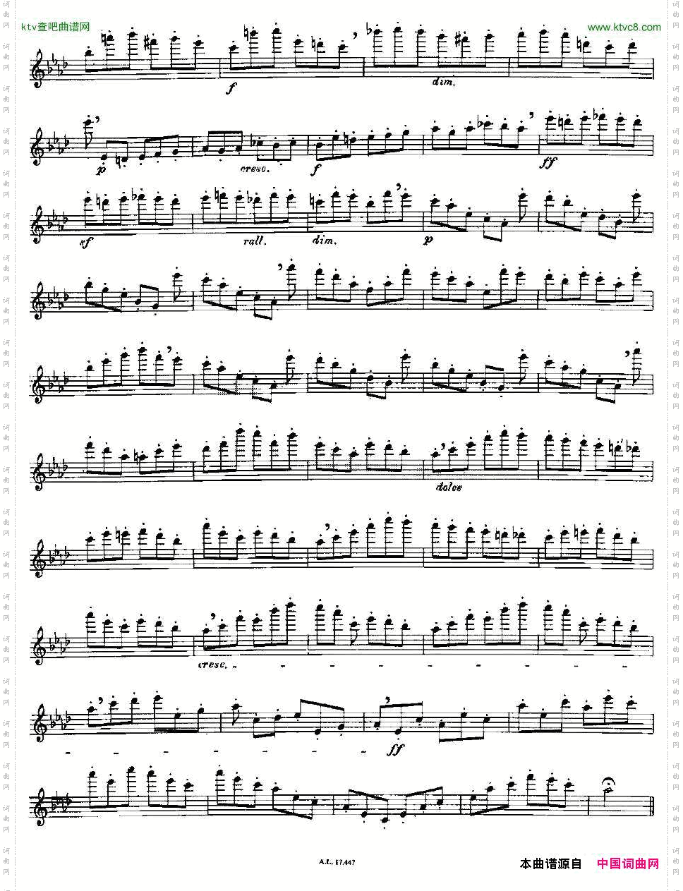 Moyse-25StudiesafterCzernyflute之2025首改编自车尔尼作品的练习曲