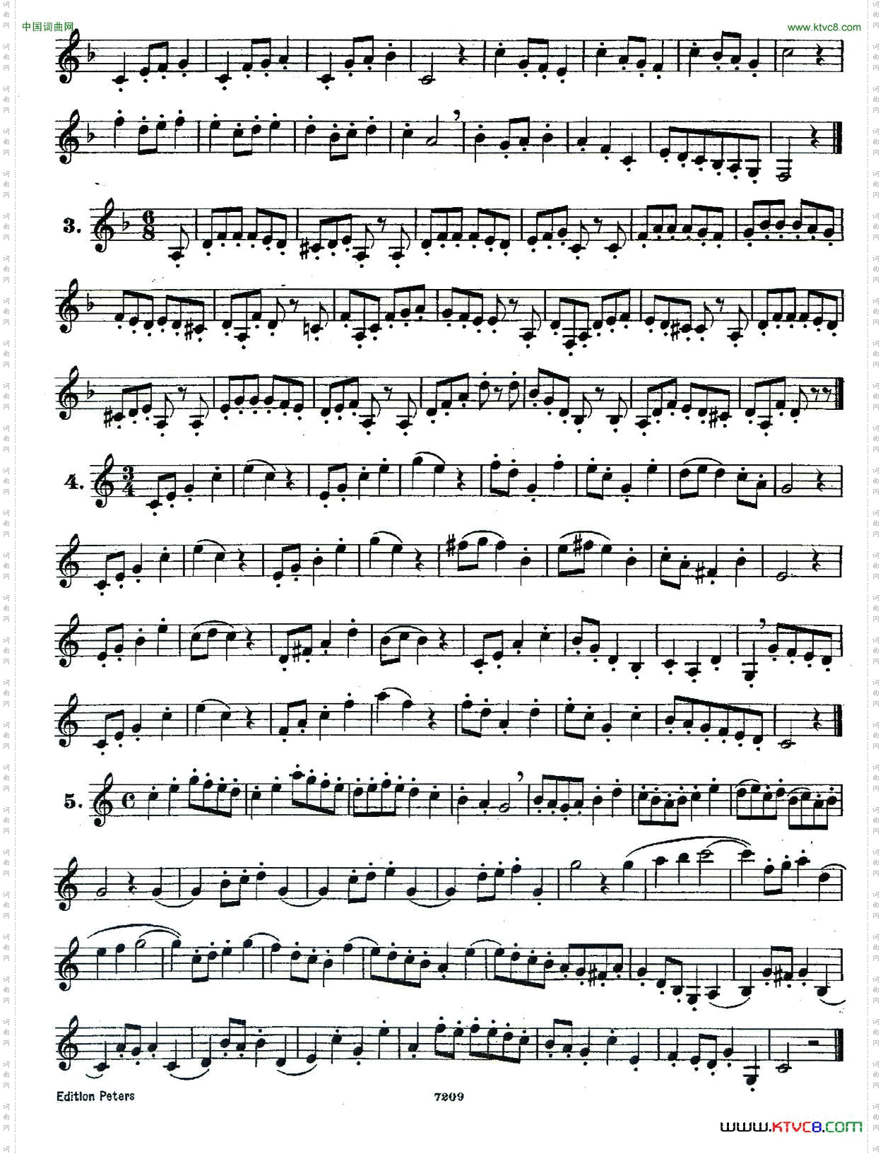 DEMNITZ单簧管练习曲