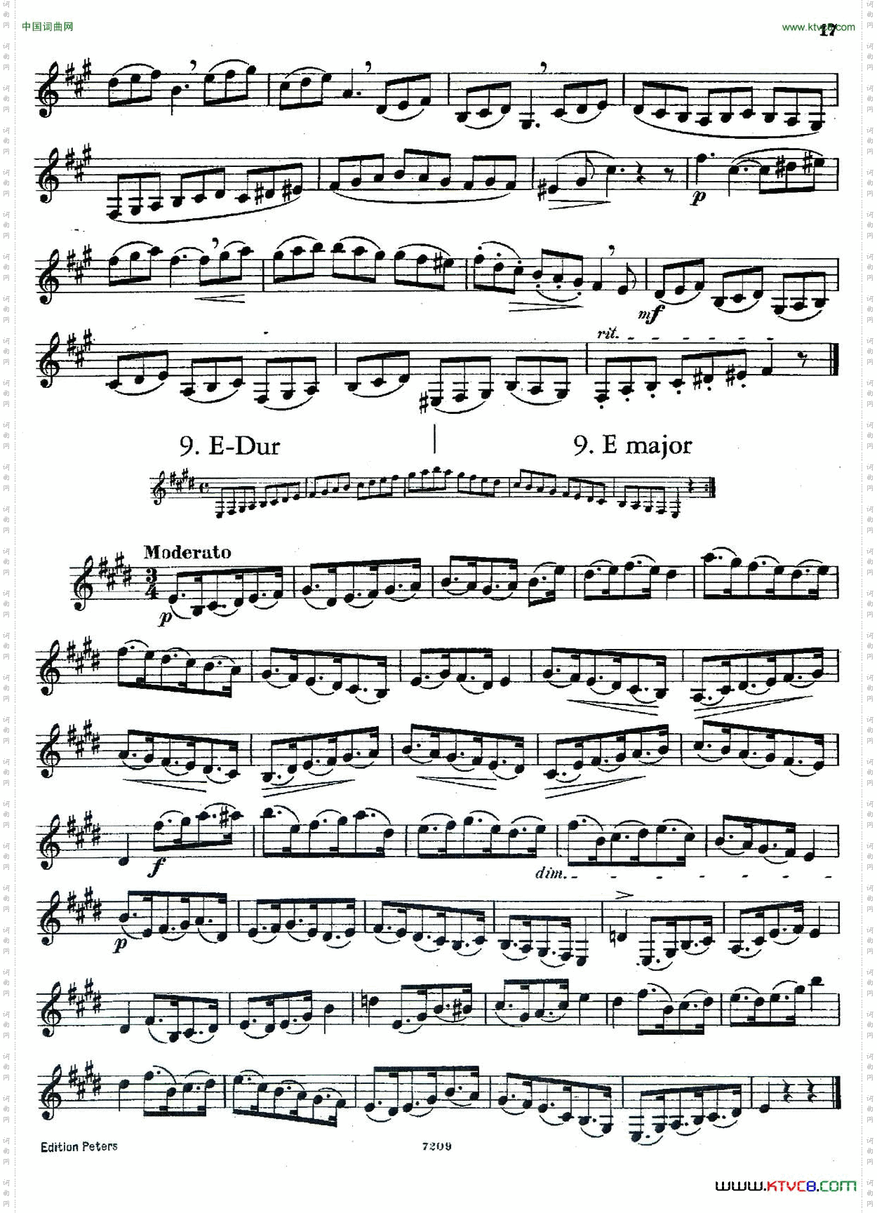 DEMNITZ单簧管练习曲