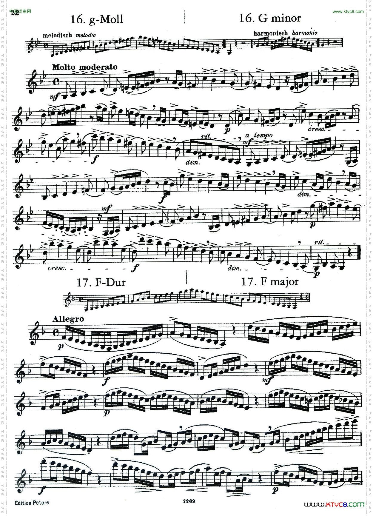 DEMNITZ单簧管练习曲
