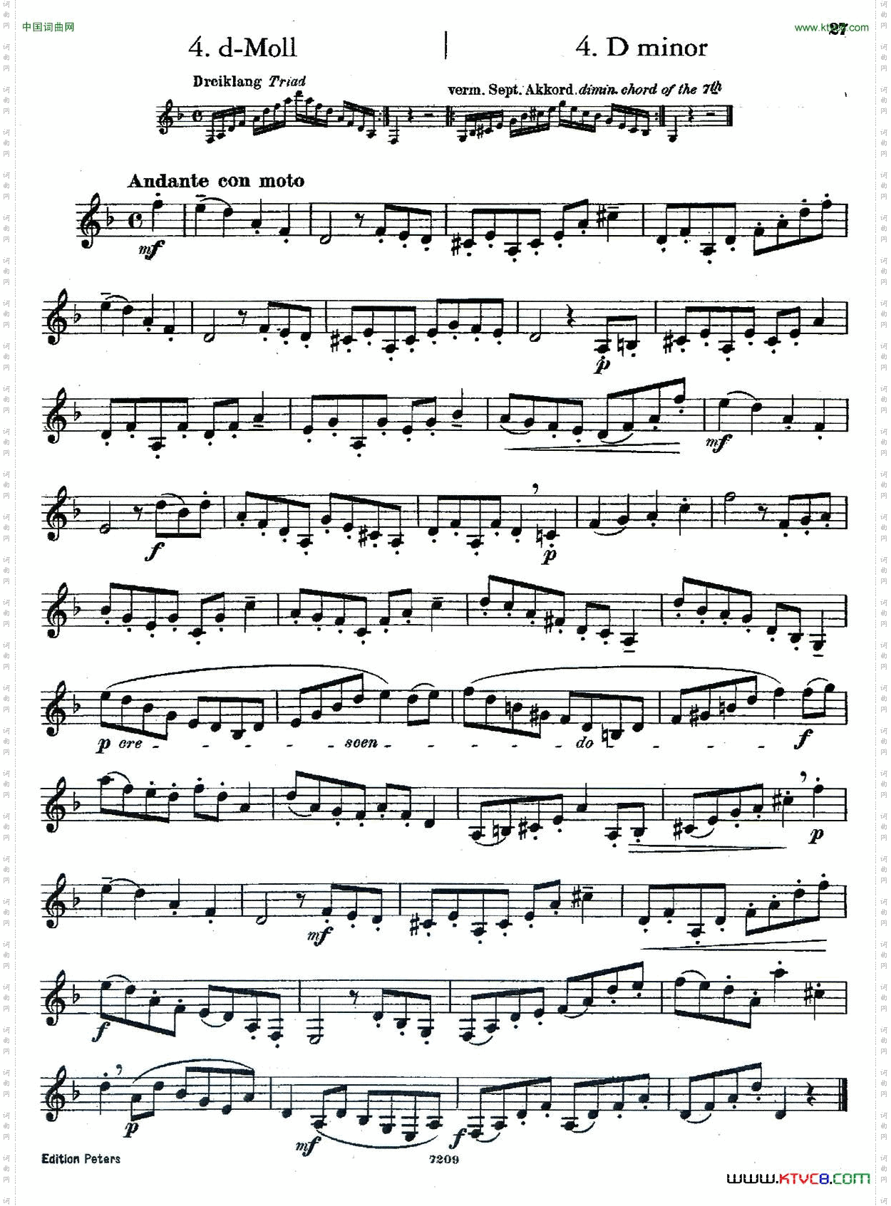 DEMNITZ单簧管练习曲