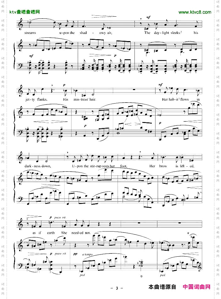 当苗条的索菲娅跨上她的骏马正谱[英、美]