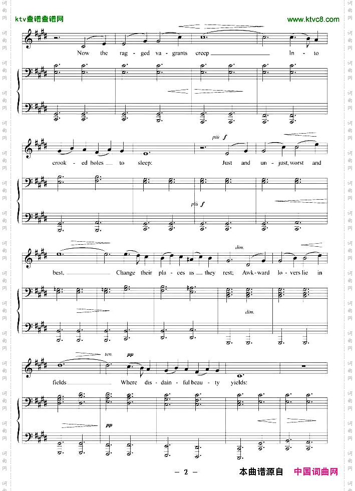 夜曲正谱[美、英]