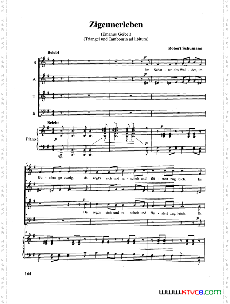 Zigeunerleben合唱正谱_Zigeunerleben合唱 正谱