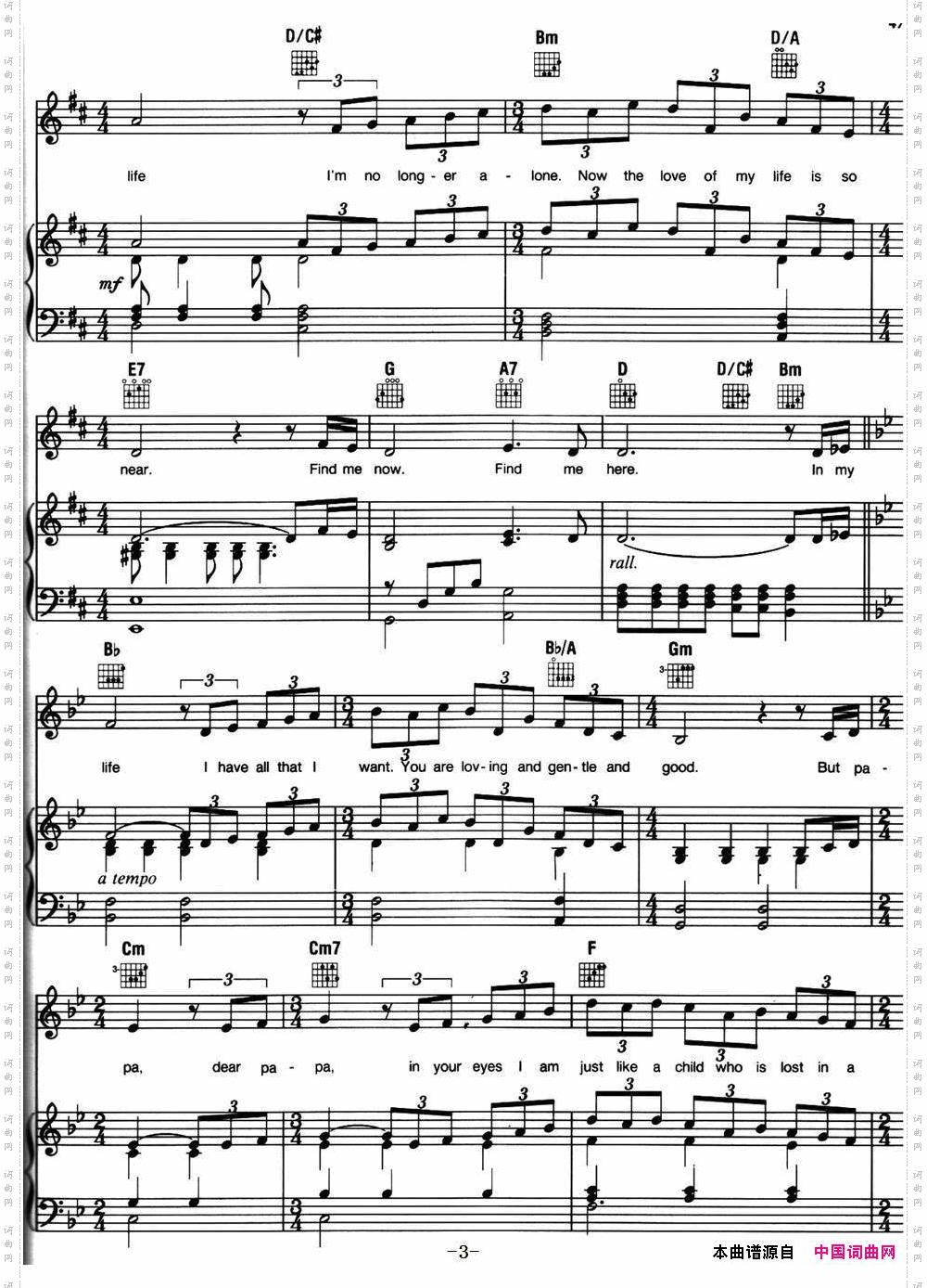 InMyLife_音乐剧《悲惨世界》Les Miserables选曲、正谱 