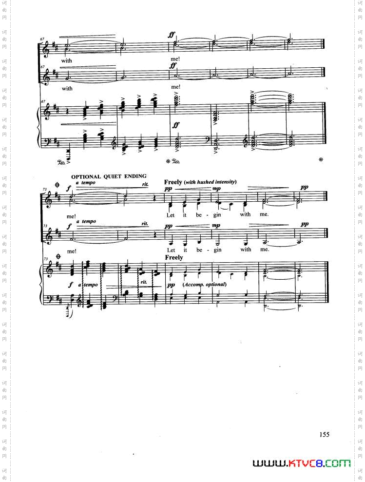 LetThereBePeaceonEarth合唱正谱_Let There Be Peace on Earth合唱 正谱