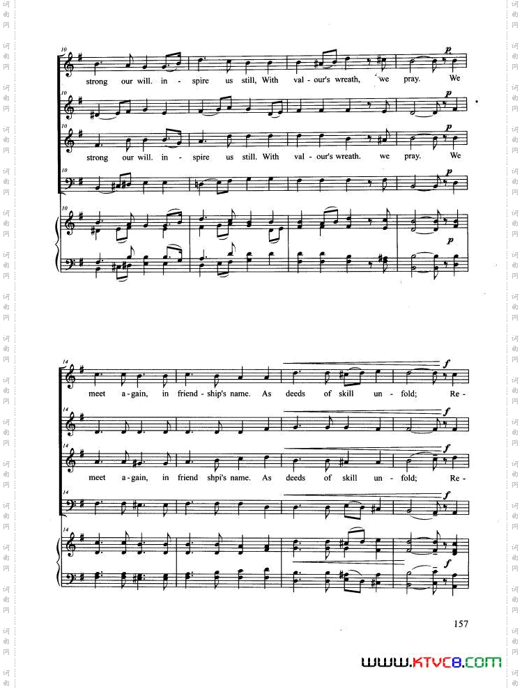 OLYMPICHYMN合唱正谱_OLYMPIC HYMN合唱 正谱