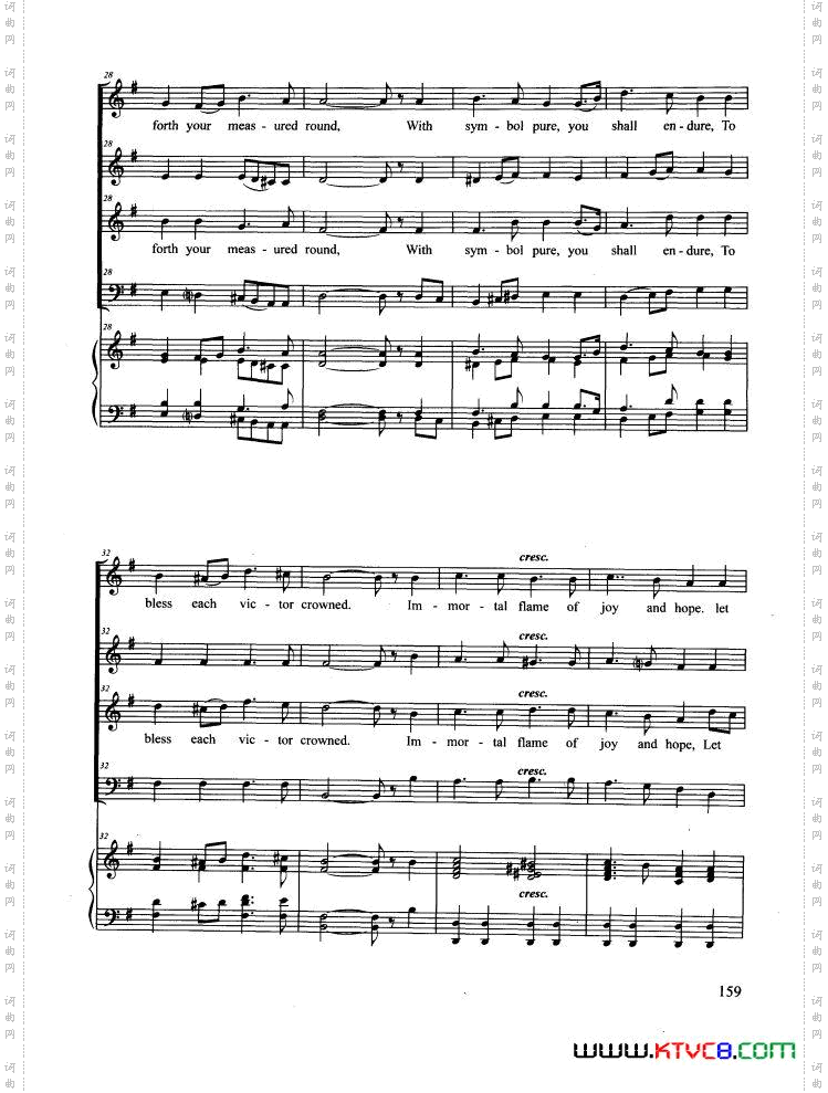 OLYMPICHYMN合唱正谱_OLYMPIC HYMN合唱 正谱