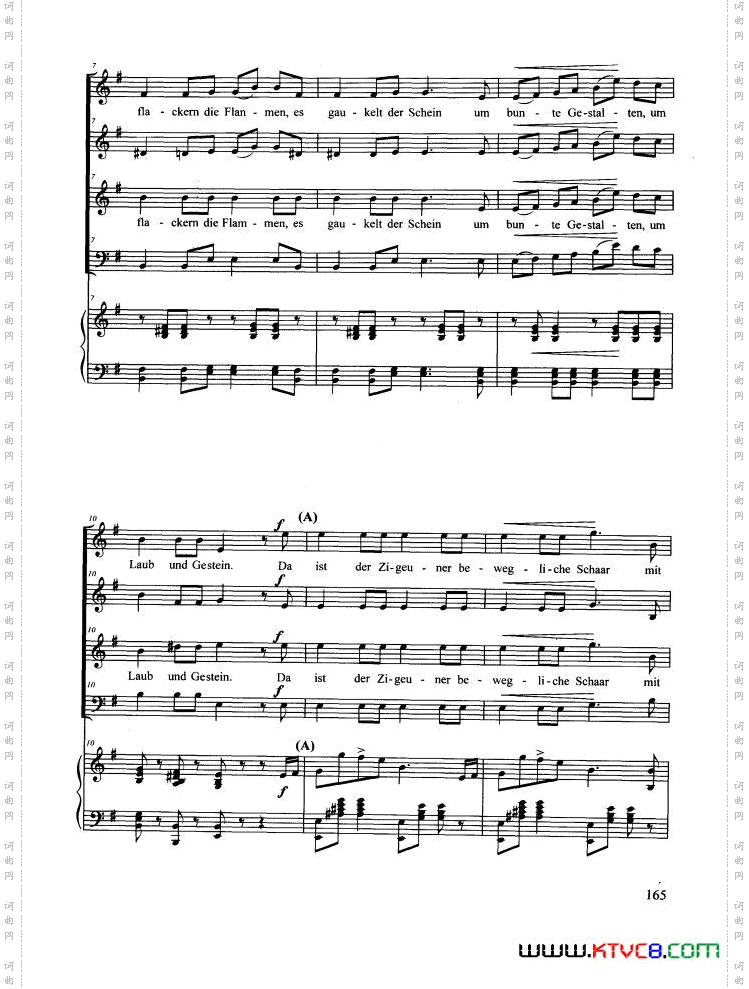 Zigeunerleben合唱正谱_Zigeunerleben合唱 正谱