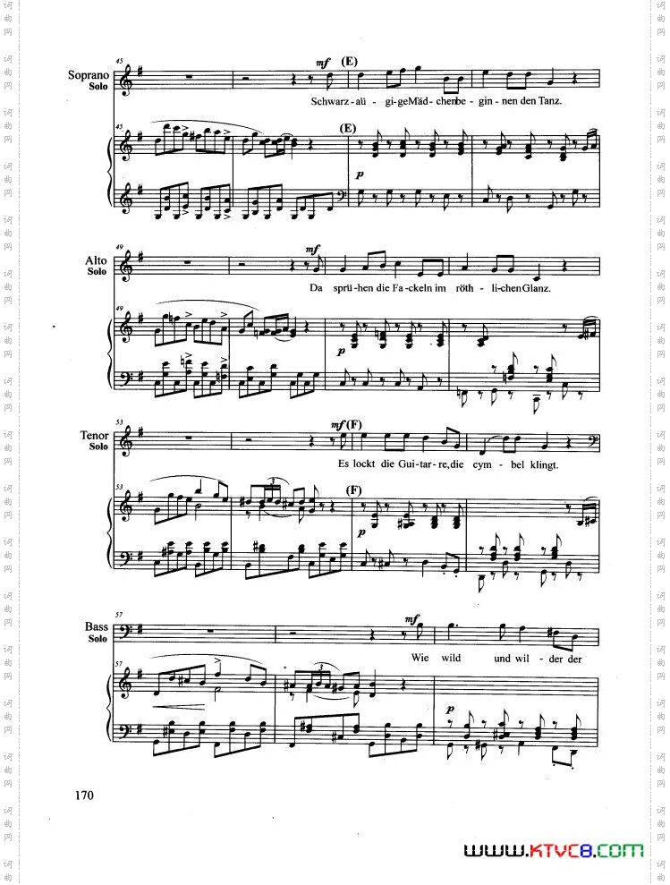 Zigeunerleben合唱正谱_Zigeunerleben合唱 正谱