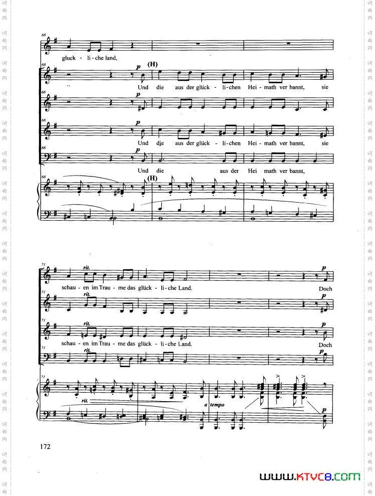 Zigeunerleben合唱正谱_Zigeunerleben合唱 正谱