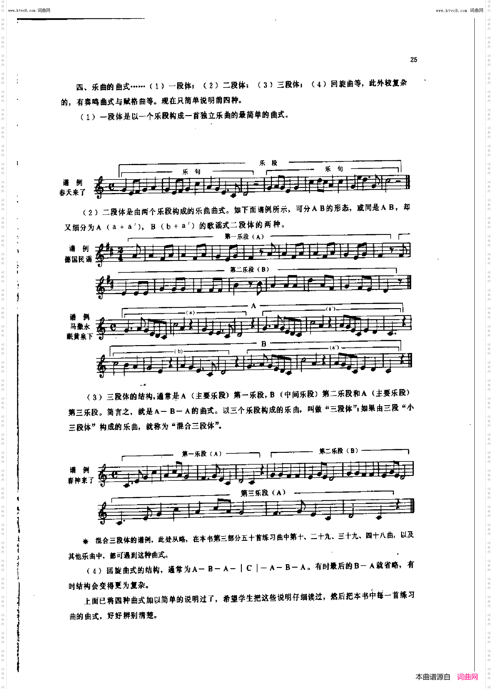 卡尔卡西古典吉他教程