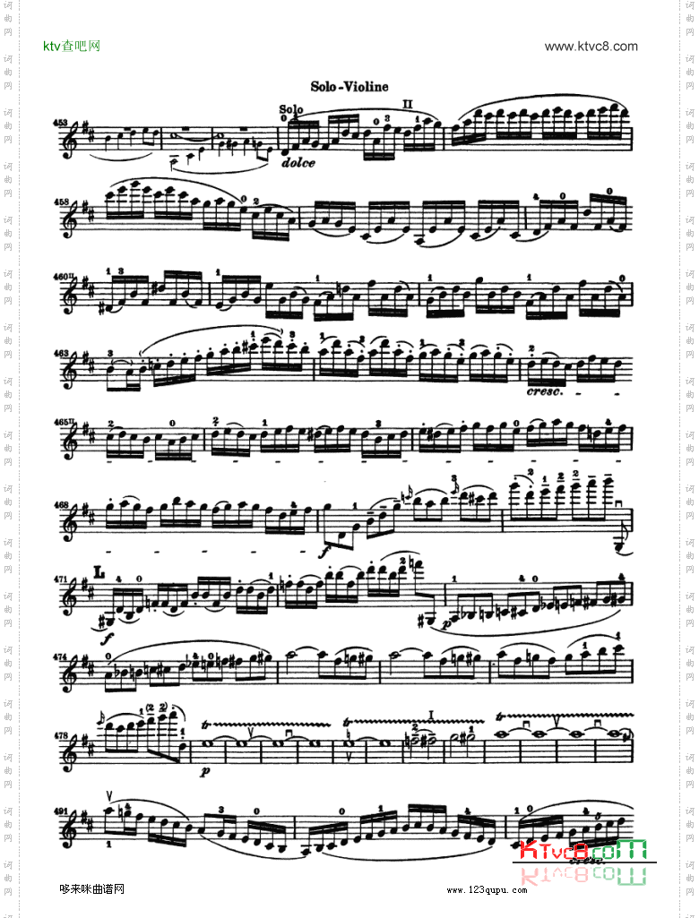 贝多芬小提琴协奏曲konzertfurvioline