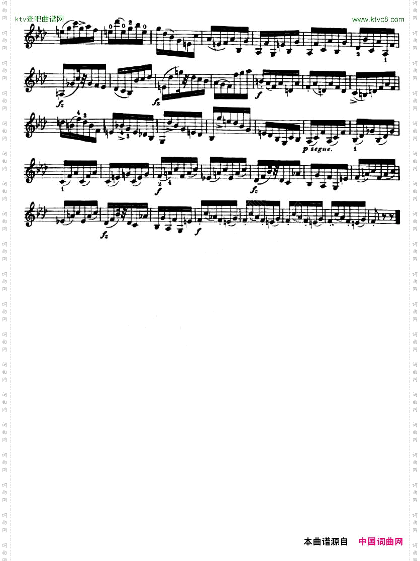 24首小提琴练习曲之18