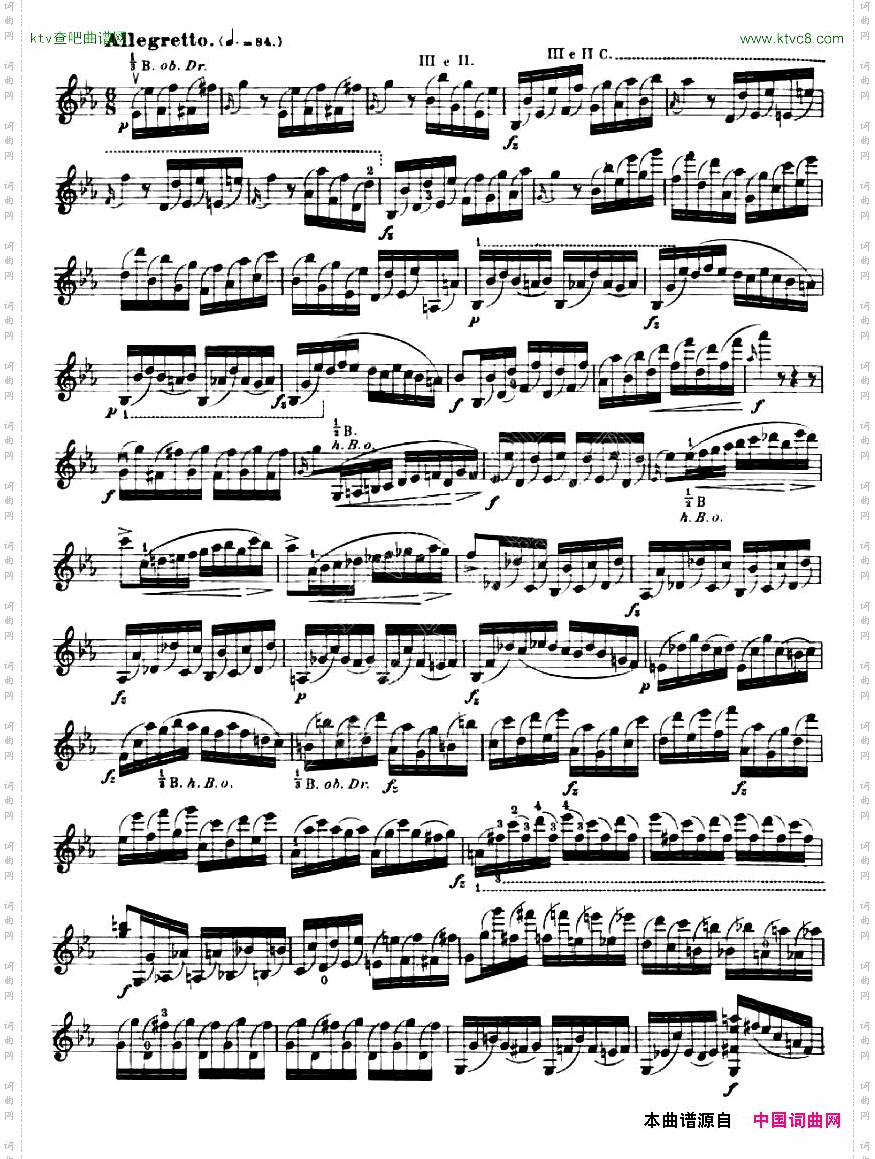 24首小提琴练习曲之19