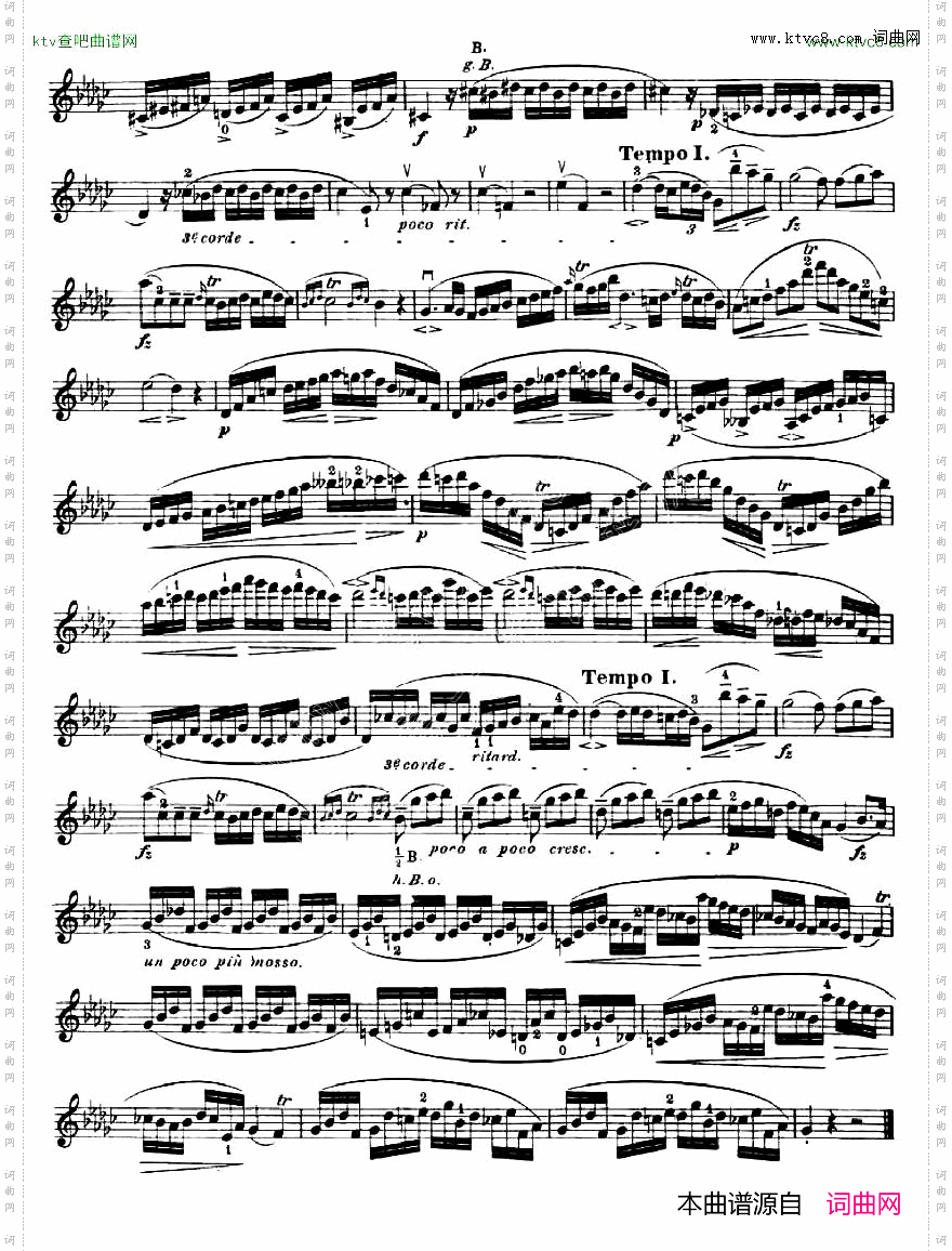 24首小提琴练习曲之13