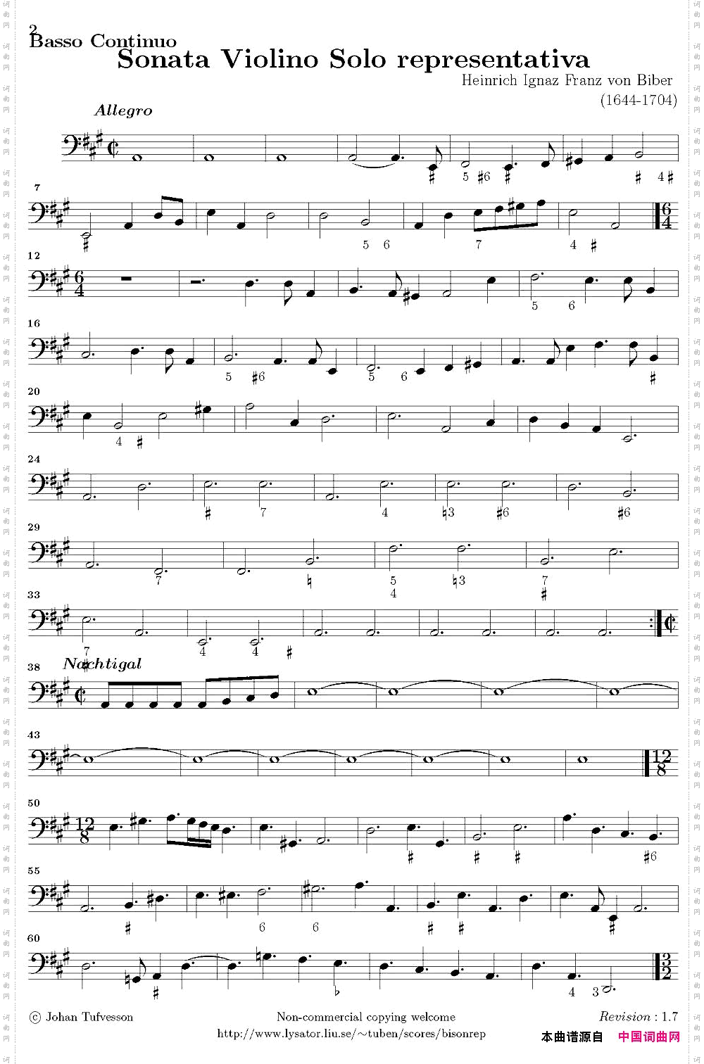 SonataViolinoSolorepresentativaBassoContinuo_Sonata Violino Solo representativaBasso Continuo
