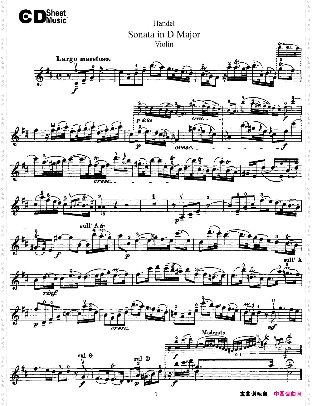 ViolinSonataNo.4inDmajor
