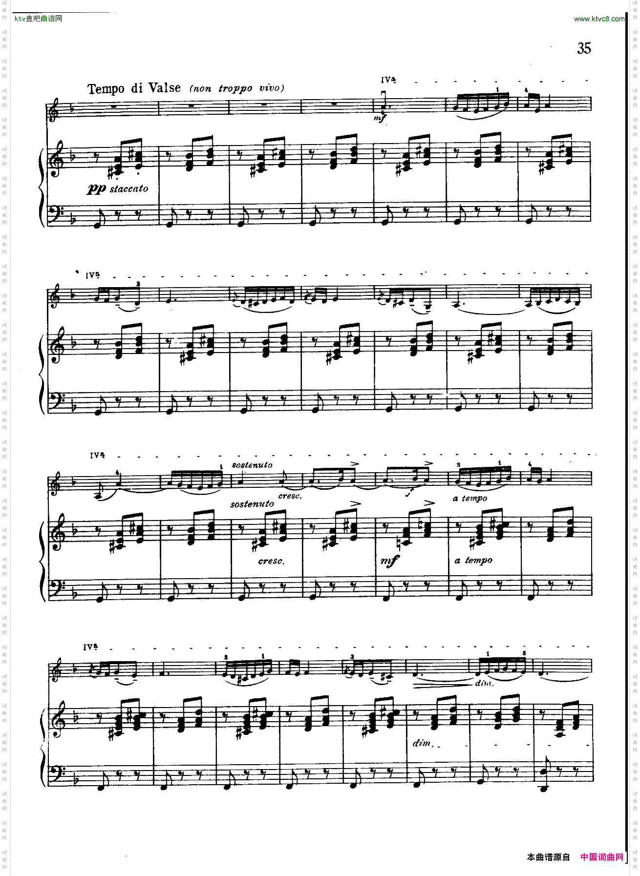 小夜曲为著名小提琴家克莱斯勒而作