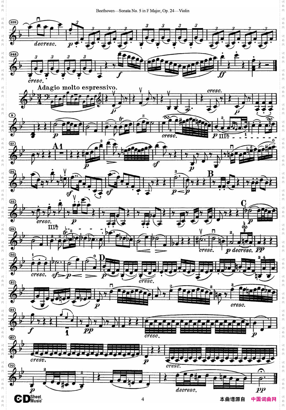ViolinSonataNo·5inFMajo-rOp·24