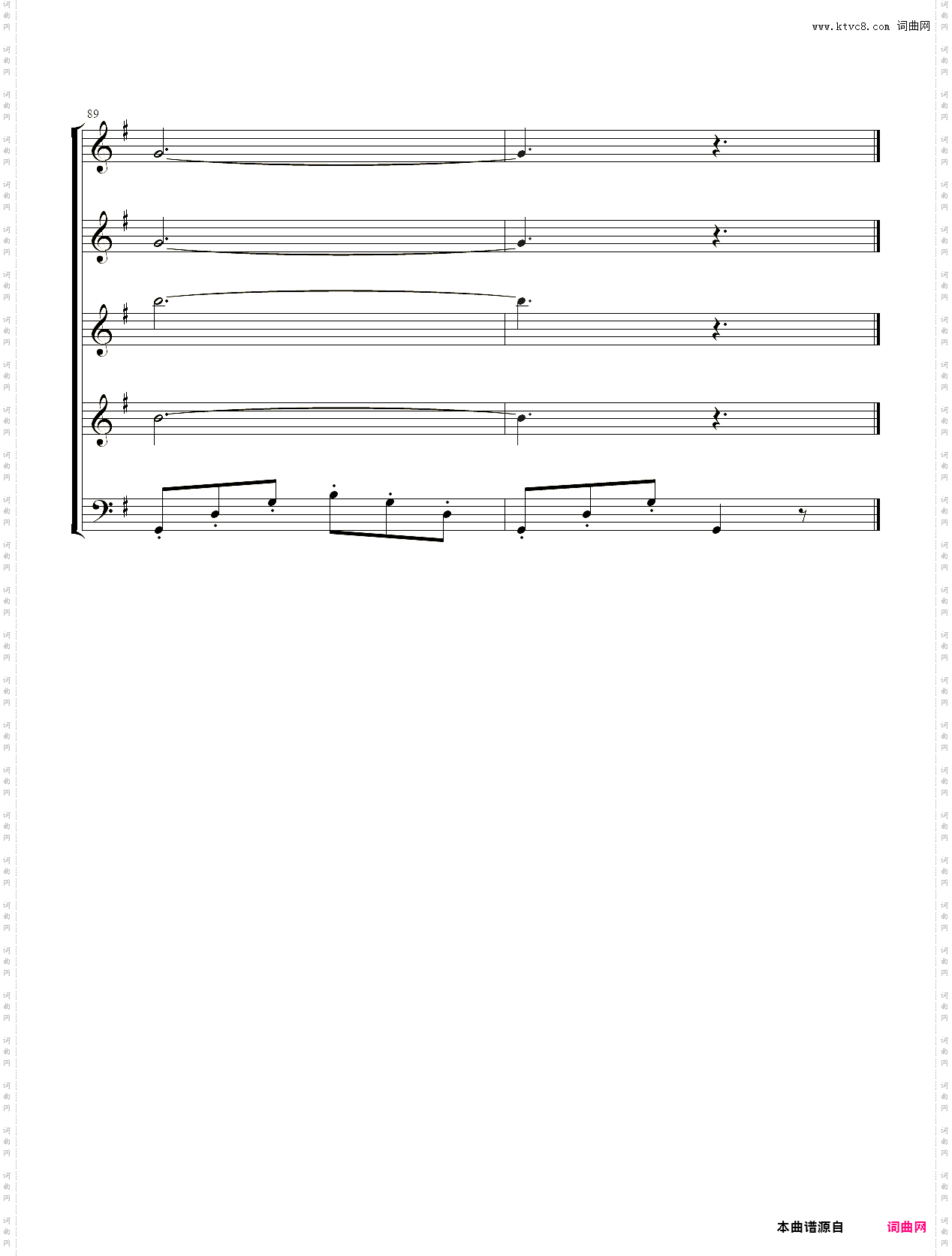 小提琴谱：Folk Dance 电影《假如爱有天意》插曲弦乐五重奏