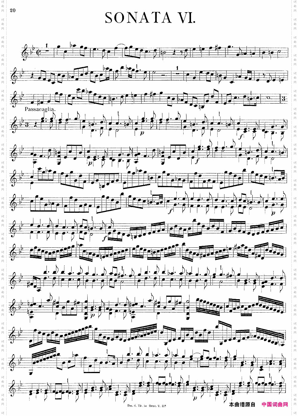 BiberViolinSonataVI