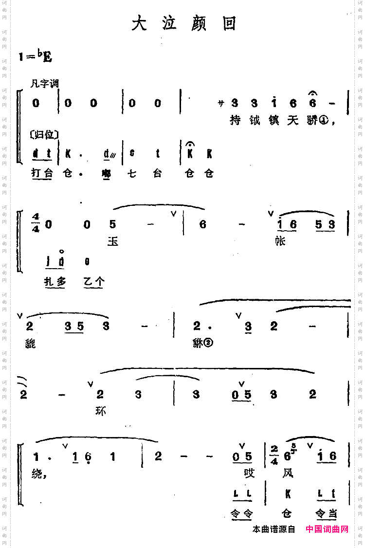 京剧群曲汇编：大泣颜回