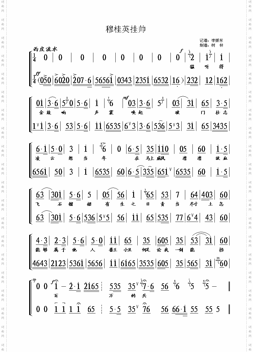 京剧《穆桂英挂帅》猛听得