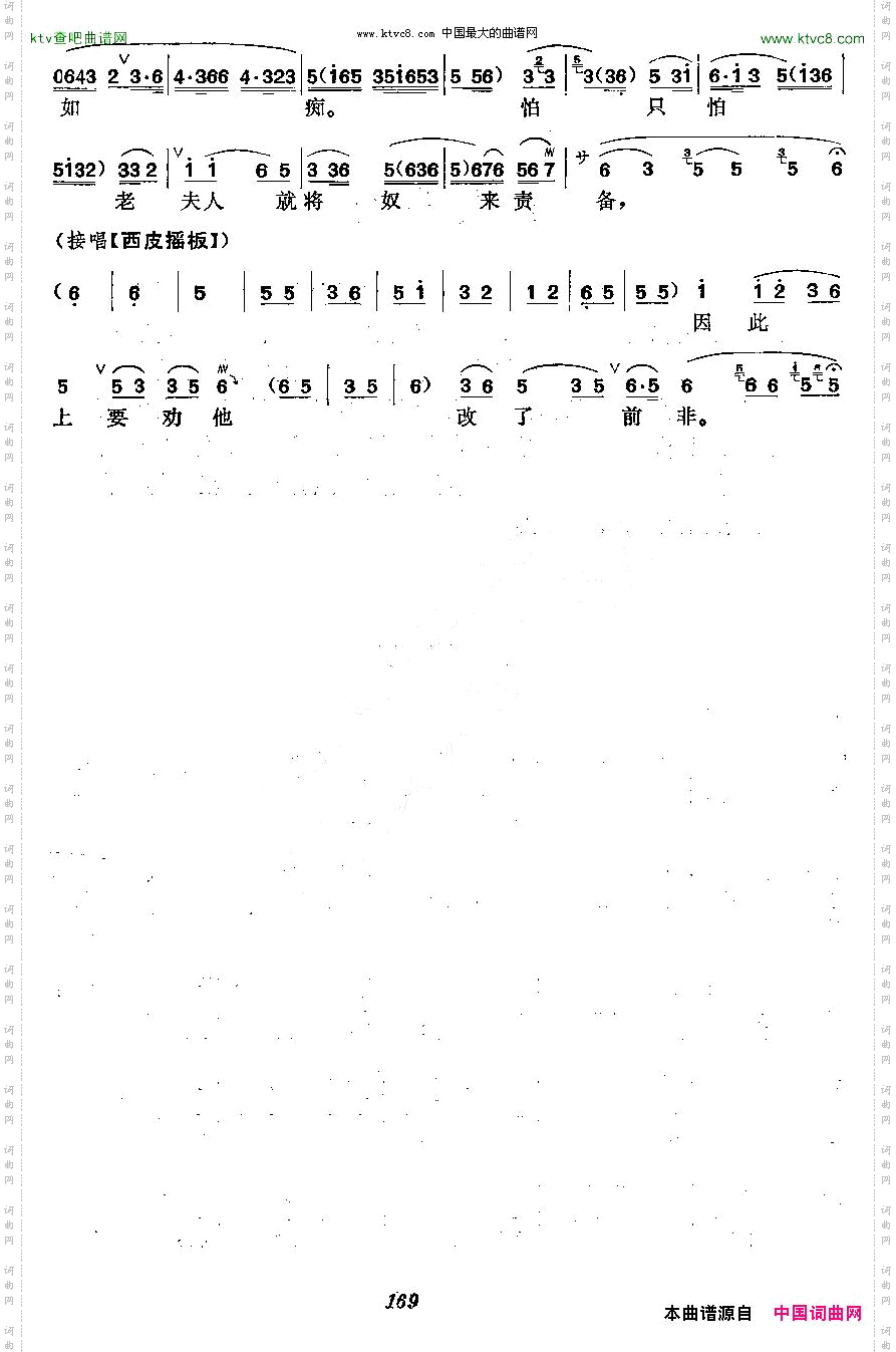 《俊袭人》梅派演唱谱