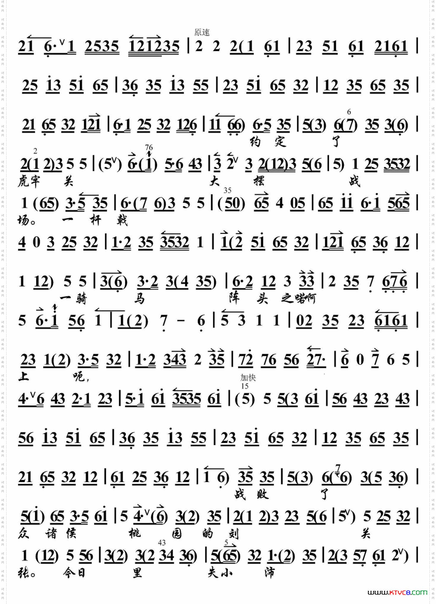 白门楼·今日里在阵前大败一仗