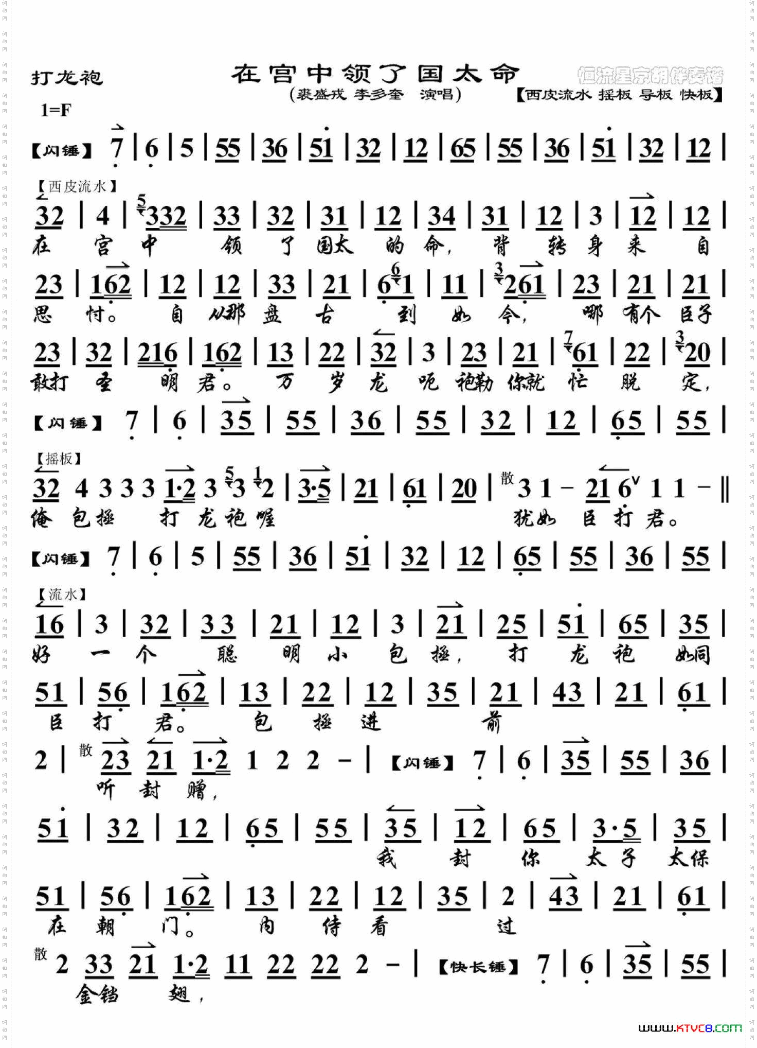 打龙袍·在宫中领了国太命_ 裘盛戎 李多奎 