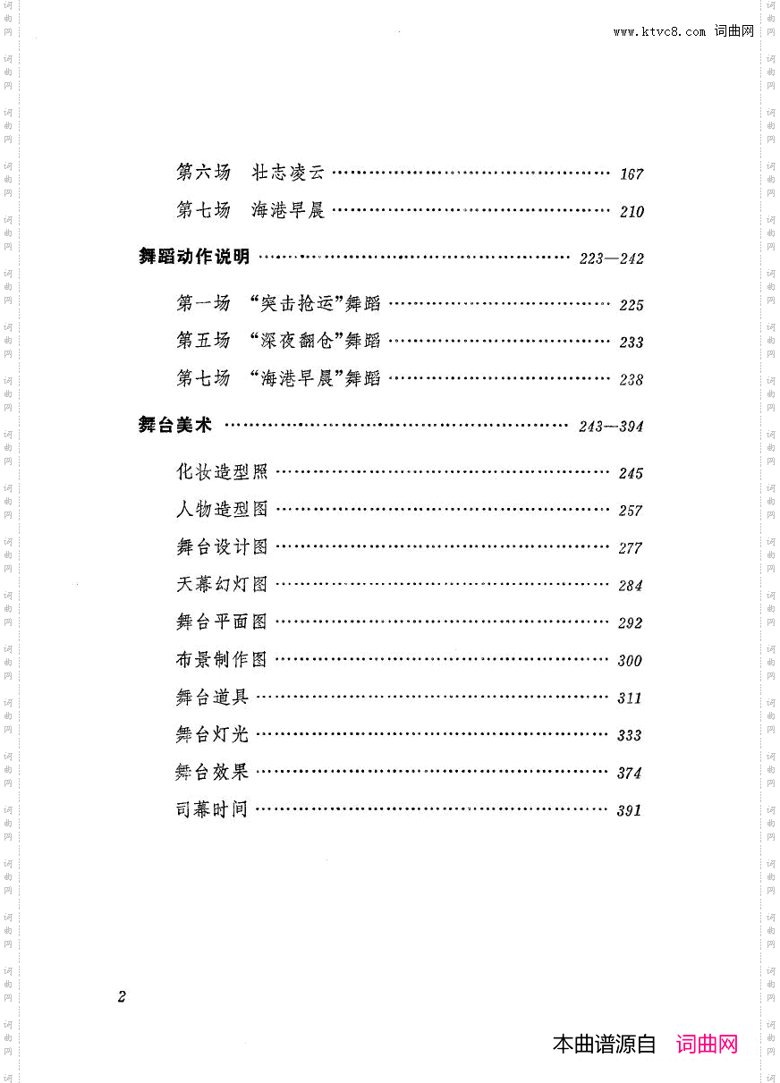 革命现代京剧海港主旋律乐谱000-050